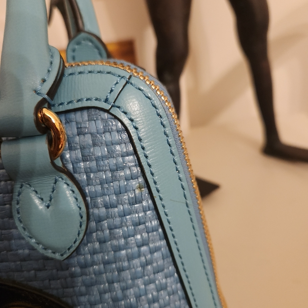 Gucci MINI HORSEBIT 1955 HANDBAG IN BLEU - Picture 7 of 17